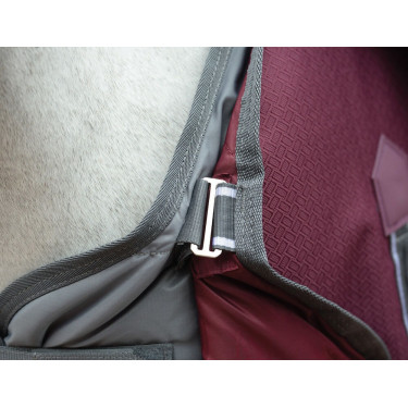 Dekentje Weatherbeeta ComFiTec Plus Dynamic II Combo hals medium Bordeaux / grijs / wit Dekentje Weatherbeeta ComFiTec Plus Dynamic II Combo hals medium Bordeaux / grijs / wit