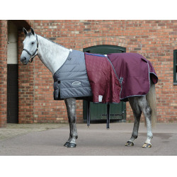 Deken Weatherbeeta ComFiTec Plus Dynamic II Medium / Lite Bordeaux / grijs / wit Deken Weatherbeeta ComFiTec Plus Dynamic II Medium / Lite Bordeaux / grijs / wit