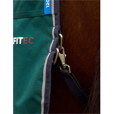 Couverture Weatherbeeta ComFiTec Plus Dynamic Turnout 100g high neck Vert forêt / marine Couverture Weatherbeeta ComFiTec Plus Dynamic Turnout 100g high neck Vert forêt / marine