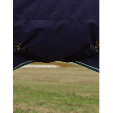 Weatherbeeta ComFiTec Plus Dynamic Turnout deken 100 g met hoge hals Marine / bosgroen Blauw