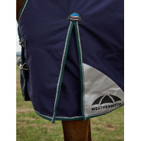 Couverture Weatherbeeta ComFiTec Plus Dynamic Turnout 220g high neck Marine / vert forêt Bleu Couverture Weatherbeeta ComFiTec Plus Dynamic Turnout 220g high neck Marine / vert forêt Bleu