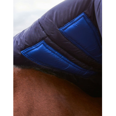 Deken Weatherbeeta ComFiTec Plus Dynamic Turnout 220g high neck Marine / bosgroen Blauw