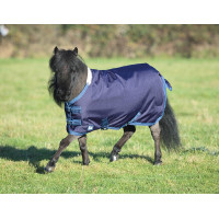 Couverture Miniature Tempest Shires 600D Marine / turquoise Bleu