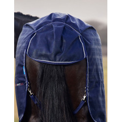 Deken Weatherbeeta ComFiTec Prelim Turnout 220 g Gebreide marineblauwe plaid met reliëf