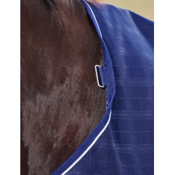 Couverture Weatherbeeta ComFiTec Prelim Turnout 220g Plaid en relief bleu marine