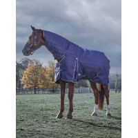 Couverture Weatherbeeta ComFiTec Prelim Turnout Combo 220g Bourgogne / marine Rouge