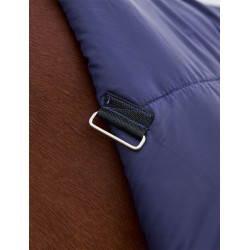 Couverture Weatherbeeta ComFiTec Prelim Turnout Combo 220g Plaid en relief bleu marine