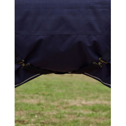 Weatherbeeta ComFiTec Prelim Turnout Combo 220 g deken Gebreide marineblauwe plaid met reliëf Weatherbeeta ComFiTec Prelim Turnout Combo 220 g deken Gebreide marineblauwe plaid met reliëf