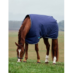 Deken Weatherbeeta ComFiTec Tyro Turnout 220 g Marine / antraciet Marineblauw