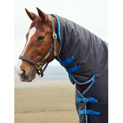 Couverture Weatherbeeta ComFiTec Tyro Turnout 220g Combo cou Noir / cobalt