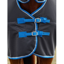 Couverture Weatherbeeta ComFiTec Tyro Turnout 220g Combo cou Noir / cobalt