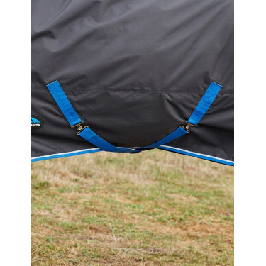 Couverture Weatherbeeta ComFiTec Tyro Turnout 220g Combo cou Noir / cobalt Couverture Weatherbeeta ComFiTec Tyro Turnout 220g Combo cou Noir / cobalt