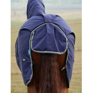 Couverture Weatherbeeta ComFiTec Tyro Turnout 220g Combo cou Marine / charcoal Bleu marine