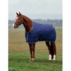 Weatherbeeta ComFiTec Tyro Turnout 50g deken Marine / houtskoolkleur