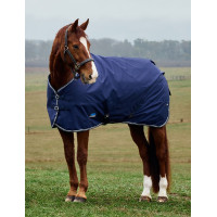 Weatherbeeta ComFiTec Tyro Turnout 50g deken Marine / houtskoolkleur Weatherbeeta ComFiTec Tyro Turnout 50g deken Marine / houtskoolkleur