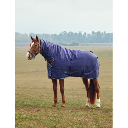 Deken Weatherbeeta ComFiTec Tyro Turnout 50g Combo halsstuk Marine / antraciet