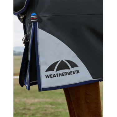 Couverture Weatherbeeta ComFiTec Ultra Turnout 220g couvre cou détachable Charbon de bois Gris Couverture Weatherbeeta ComFiTec Ultra Turnout 220g couvre cou détachable Charbon de bois Gris