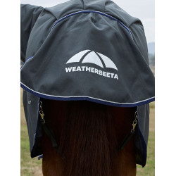 Weatherbeeta ComFiTec Ultra Turnout 220g deken met afneembare halsdeel Houtskool Grijs