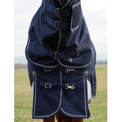 Weatherbeeta ComFiTec Ultra Turnout 220g deken met afneembare halsdeel Marine Marineblauw