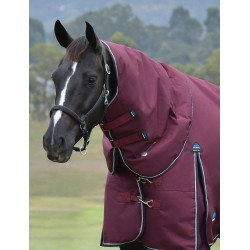 Halsstuk Weatherbeeta ComFiTec Essential Turnout 220g Bourgogne / marine