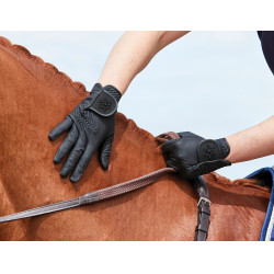 Gants d'équitation Dublin Everyday Bling Noir Gants d'équitation Dublin Everyday Bling Noir