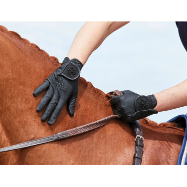 Gants d'équitation Dublin Everyday Bling Noir Gants d'équitation Dublin Everyday Bling Noir