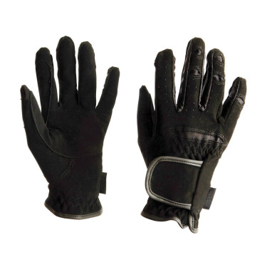 Gants d'équitation Dublin Everyday Mighty Grip Noir Gants d'équitation Dublin Everyday Mighty Grip Noir