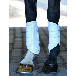 Weatherbeeta Tough-Tec Mesh beenbeschermers Wit / wit