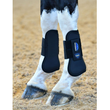Weatherbeeta Tough-Tec Prime Open peesbeschermers Zwart / zwart Weatherbeeta Tough-Tec Prime Open peesbeschermers Zwart / zwart