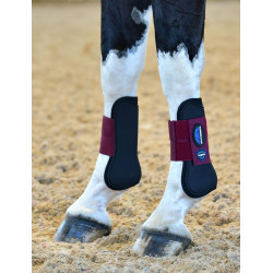 Guêtres Weatherbeeta Tough-Tec Prime Open Noir / bourgogne