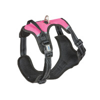 Harnais pour chien Weatherbeeta anti-traction déplacement Noir / rose Harnais pour chien Weatherbeeta anti-traction déplacement Noir / rose