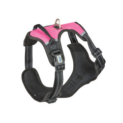 Harnais pour chien Weatherbeeta anti-traction déplacement Noir / rose