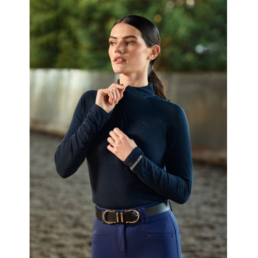 Haut de performance Weatherbeeta manches longues en bamboo femme Marine Bleu marine Haut de performance Weatherbeeta manches longues en bamboo femme Marine Bleu marine