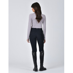 Weatherbeeta dames lange mouwen bamboe prestatie-top Gebronsde lila Violet
