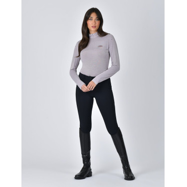 Weatherbeeta dames lange mouwen bamboe prestatie-top Gebronsde lila Violet