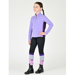 Dublin langemouwen-top met inzetstuk voor kinderen Sadie Paisley violet / keizerlijk violet Dublin langemouwen-top met inzetstuk voor kinderen Sadie Paisley violet / keizerlijk violet