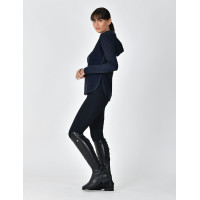 Haut manches longues Weatherbeeta à capuche London Layer femme Marine foncé marle Haut manches longues Weatherbeeta à capuche London Layer femme Marine foncé marle