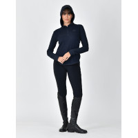 Haut manches longues Weatherbeeta à capuche London Layer femme Marine foncé marle Haut manches longues Weatherbeeta à capuche London Layer femme Marine foncé marle
