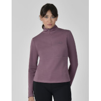 Haut Weatherbeeta manches longues 1/2 Zip femme Copper Vin mauve Haut Weatherbeeta manches longues 1/2 Zip femme Copper Vin mauve