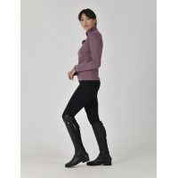 Haut Weatherbeeta manches longues 1/2 Zip femme Copper Vin mauve Haut Weatherbeeta manches longues 1/2 Zip femme Copper Vin mauve