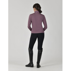 Haut Weatherbeeta manches longues 1/2 Zip femme Copper Vin mauve Haut Weatherbeeta manches longues 1/2 Zip femme Copper Vin mauve