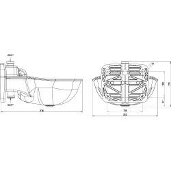 Abreuvoir à palette K75 Kerbl 2,8 litres