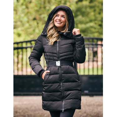 Manteau long Dublin ceinturé femme Noir Manteau long Dublin ceinturé femme Noir