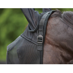 Masque anti-mouches Weatherbeeta Deluxe protections d'oreilles Noir