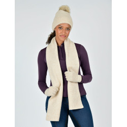 Pack écharpe bonnet Dublin Beige marle