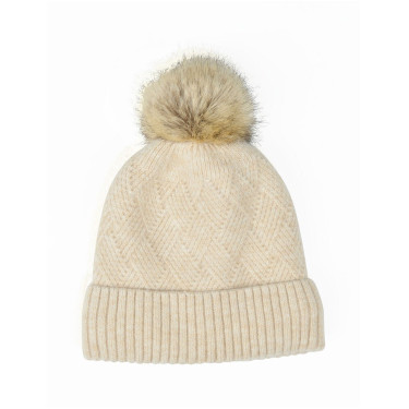 Set sjaal en muts Dublin Beige marmerkleur Set sjaal en muts Dublin Beige marmerkleur