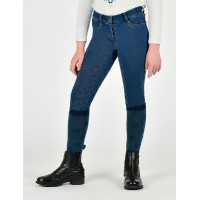 Kinderbroek Dublin Shona Denim met volledige grip Lichtblauw denim Marineblauw