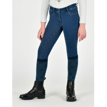 Pantalon Dublin intégrale Shona Denim enfant Bleu clair denim Bleu marine Pantalon Dublin intégrale Shona Denim enfant Bleu clair denim Bleu marine