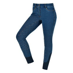 Kinderbroek Dublin Shona Denim met volledige grip Lichtblauw denim Marineblauw
