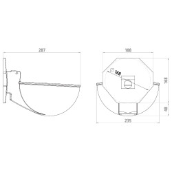 Drinkbak aluminium tank Kerbl Drinkbak aluminium tank Kerbl
